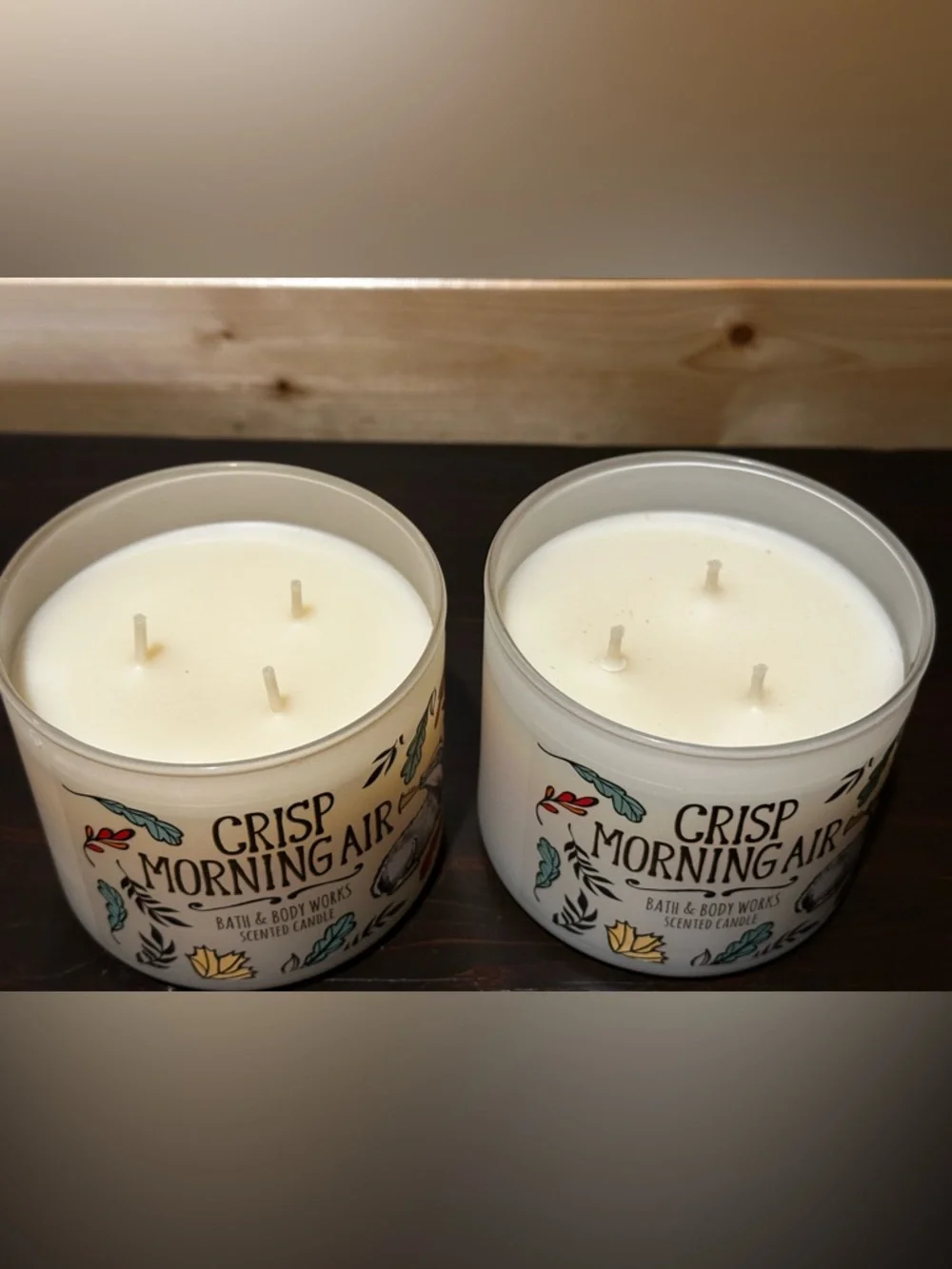 BNWT BATH & BODY WORKS 2 Morning Crisp Air candles - Picture 7 of 7